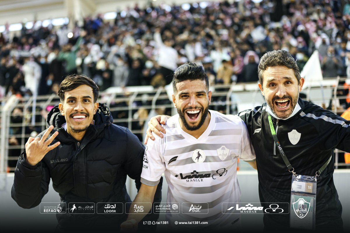 مبروك يابعد حيي 🤩🤍🤍
.
⁧#الطائي_النصر⁩
⁧#الطائي⁩ ⁧#فارس_الشمال⁩ 🤍