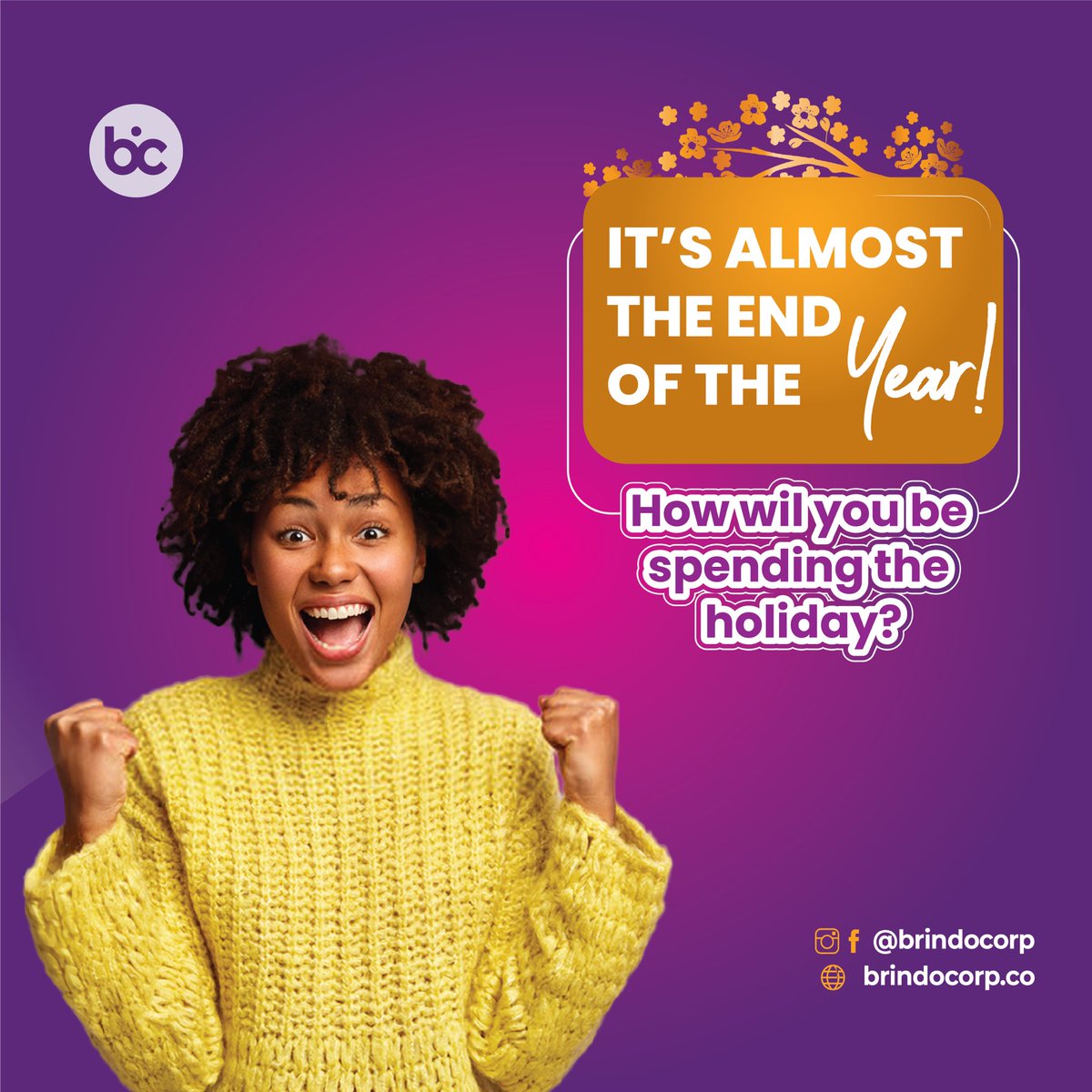 brindocorp's tweet photo. Are you excited too!!? 

The long awaited holiday is here!!
it’s a chance to relax and catch up with lifestyle! Tell us what you will be doing?? 

Let’s see who will be doing the same activity this December ✨

#brindocorp #lekkilagos #holiday  #vacation https://t.co/MUBhHMeeuk