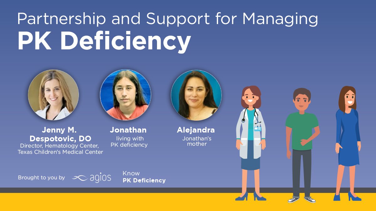 ICYMI: We marked #RareDiseaseDay 2021 with an online event featuring hematologist Dr Jenny Despotovic talking with Jonathan and his mother Alejandra about their experiences with the impact of PK deficiency. It can still be seen here: https://t.co/99g1FYAwsg. #KnowPKdeficiency https://t.co/IuRG7j0VK6