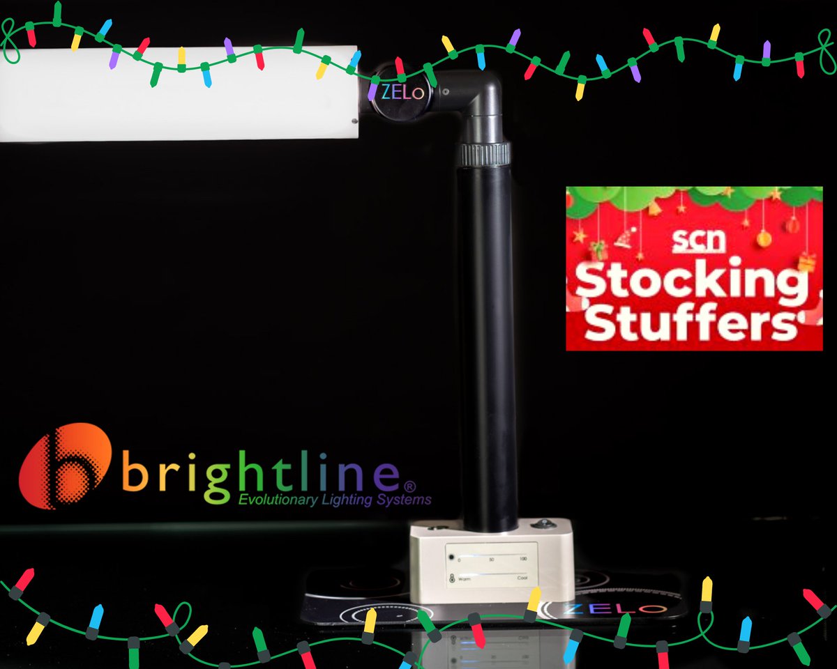 myBrightline's tweet image. “For all the professionals on your nice list … consider ZELo, the desktop studio light from Brightline. ZELo delivers broadcast-quality #lighting that can be raised, rotated, and angled to help you look your best.&quot; ow.ly/S5pL50GYuwx #lighting #zoom #lightscameraaction