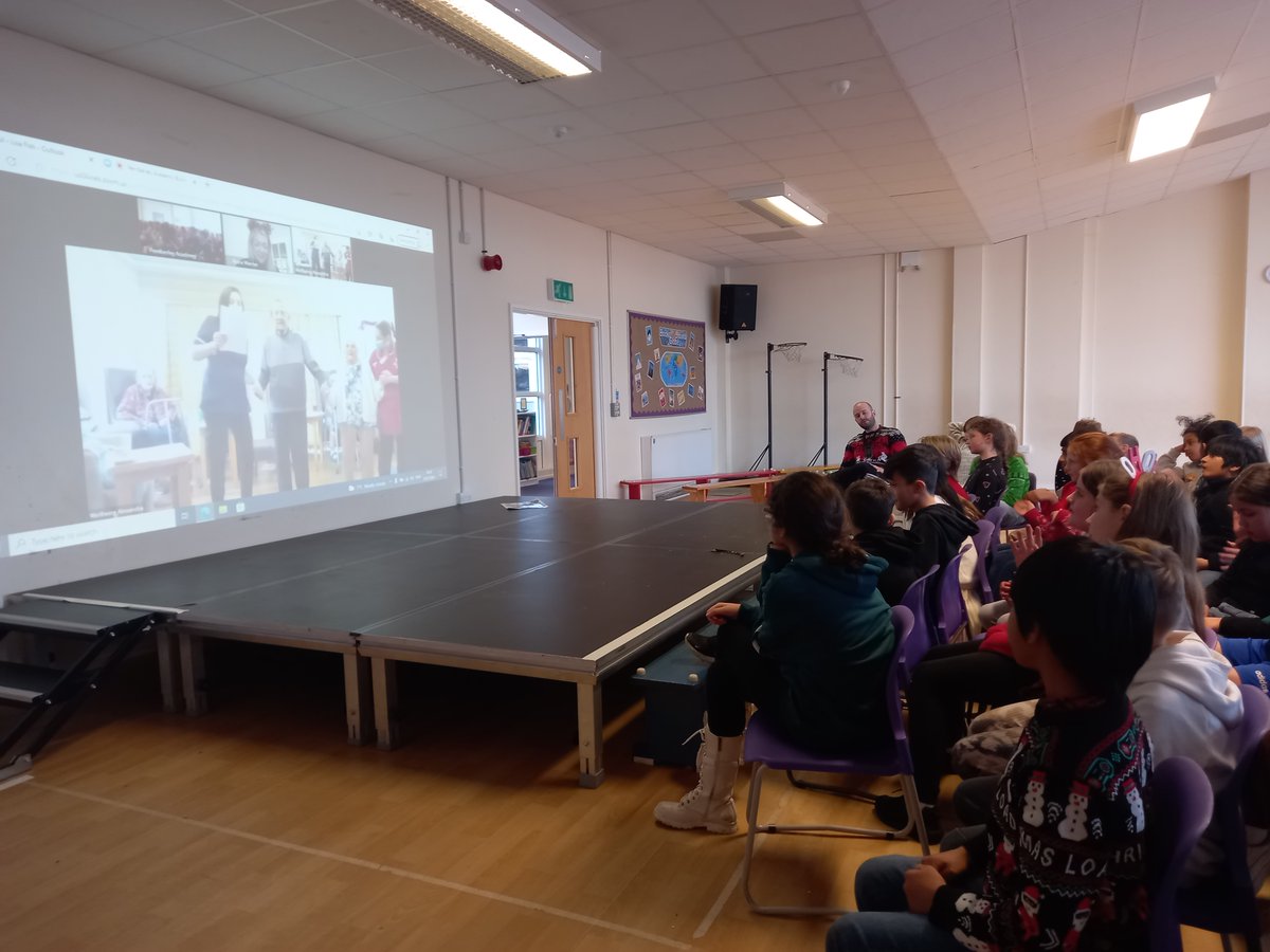 A lovely afternoon of Christmas Carols via Zoom with Alexandra Care Home! Year 5 and 6 had a wonderful time sharing their songs and singing along too! #TogetherwithMusic