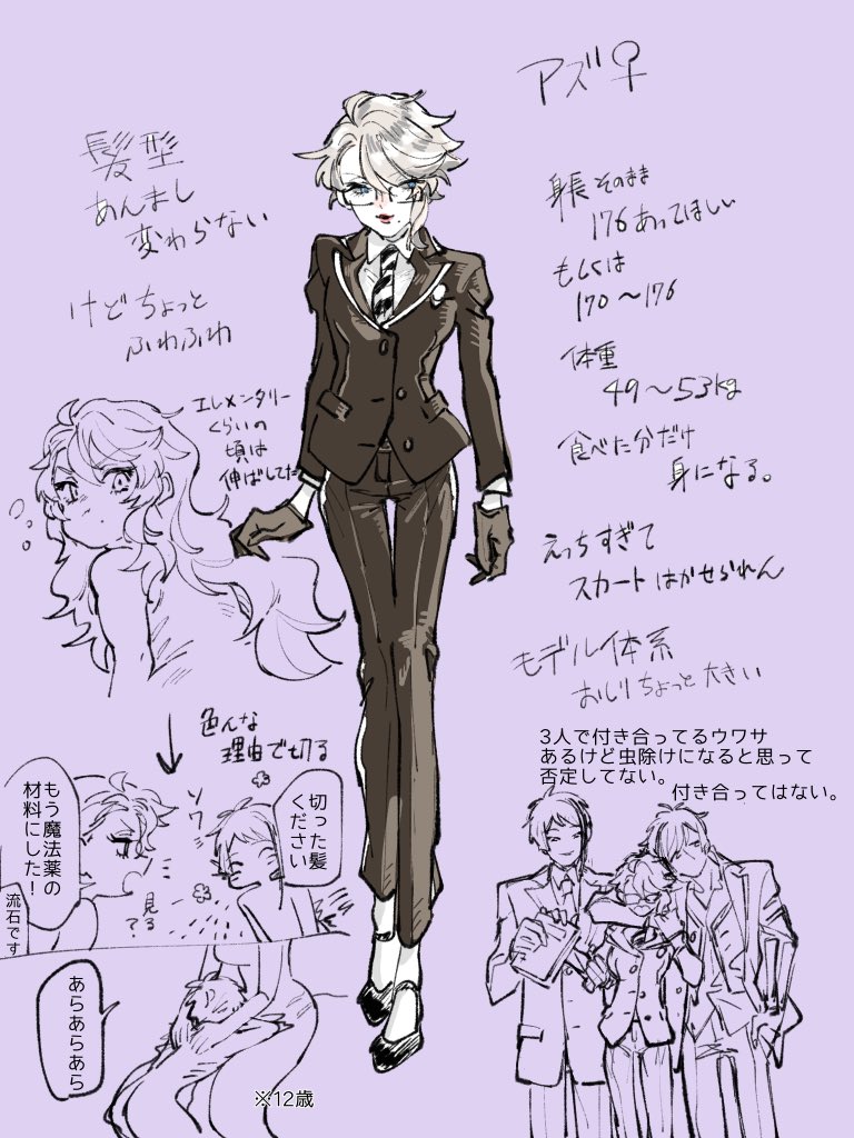 自分ちのにょたアズ  メモ✍️
(イドアズ) 