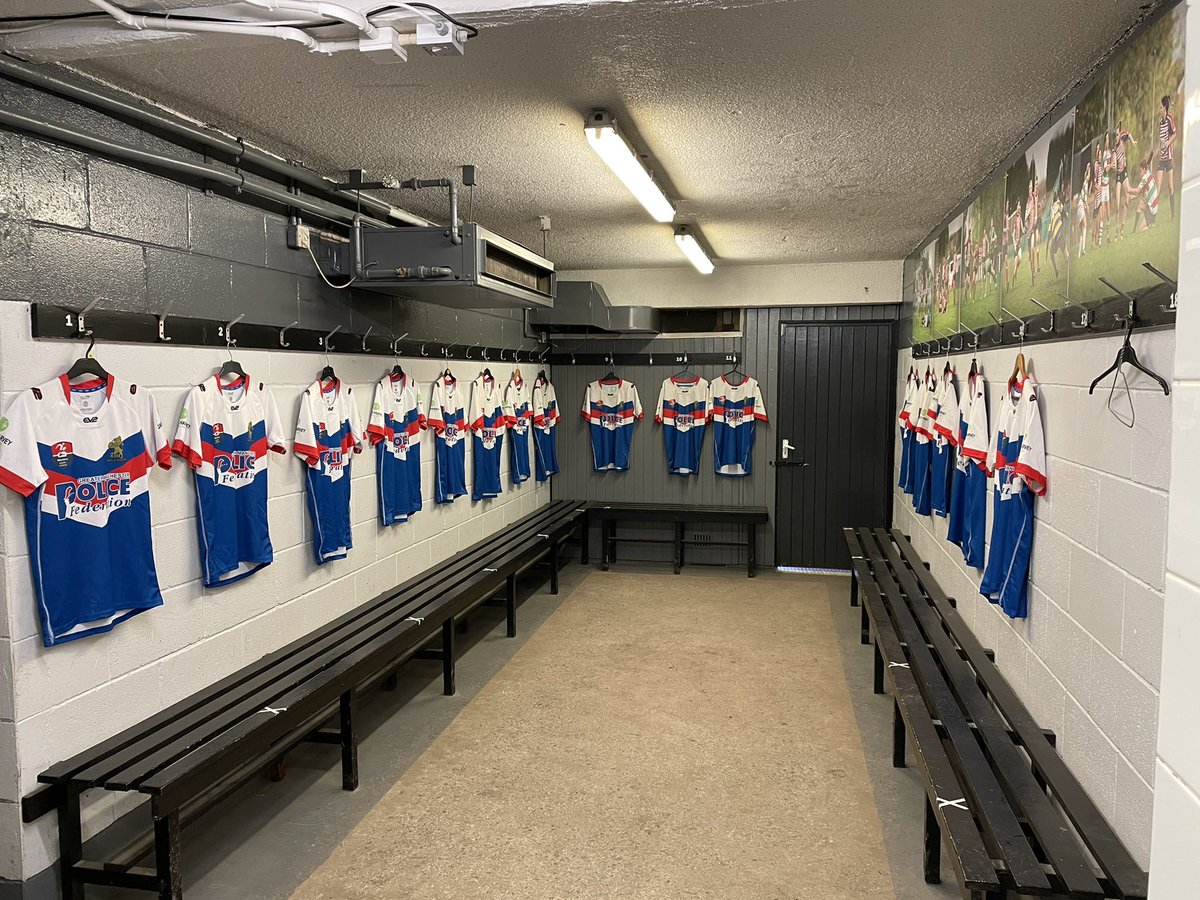 The boys are back on duty for the final game of 2021 tomorrow vs <a href="/CGRLFCMasters/">Gladiators Masters</a> at <a href="/OldhamRUFC/">Oldham RUFC</a> 1430 KO. Hoping for some dry weather. <a href="/GBpoliceRL/">Great Britain Police Rugby League Association</a> <a href="/WYP_RL/">West Yorkshire Police Rugby League</a> <a href="/GmpLancsRLeague/">Comb Lancs PoliceRL</a> <a href="/MastersRugbyL/">Masters Rugby League</a> <a href="/Rangersmasters/">Saddleworth Rangers Masters</a> <a href="/Paul_Mastersrl/">Masters Rugby League Referee</a> <a href="/Waggataurus/">Wayne Godwin</a> #policerugbyleague