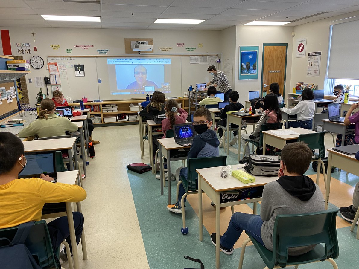 Our students are coding with <a href="/AccentureCanada/">Accenture Canada</a> this morning! Hoping to inspire some students today and learn some new skills. #ocsb #ocsbDL #JERPride