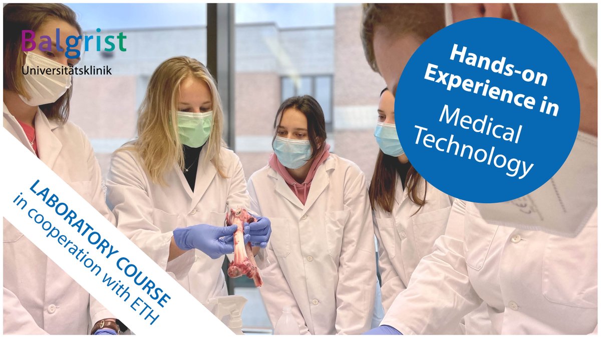 The #MedicalTechnology course🔬, organized together with @ETH_en, provides the foundation to develop engineering skills👩‍🔬in orthopedic #biomechanics. The students build a bone plate to bridge a critical size gap in a #femur🦴@BalgristCampus.

▶️Watch now: youtube.com/watch?v=5BhAfb…