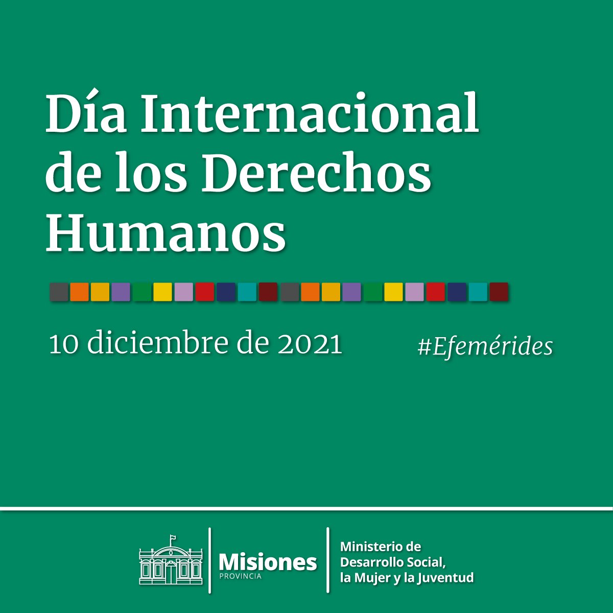 👉🏼 Hoy celebramos el Día de los Derechos Humanos, conmemorando el momento en 1948 cuando la Asamblea General de las Naciones Unidas aprobó la Declaración Universal de los Derechos Humanos.