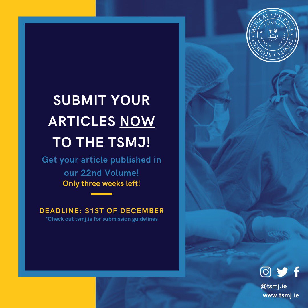 Trinity Student Medical Journal tweet media