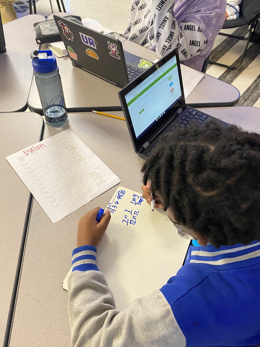vanessa_315's tweet photo. PersonalizeDISD: It’s review time! Fifth grade is using personalized trackers to track mastery of objectives to prepare for upcoming ACPs. Students use a variety of resources housed in Google Classroom! #PLTakeover @DanDRogersDISD https://t.co/9x5ORF1v9J