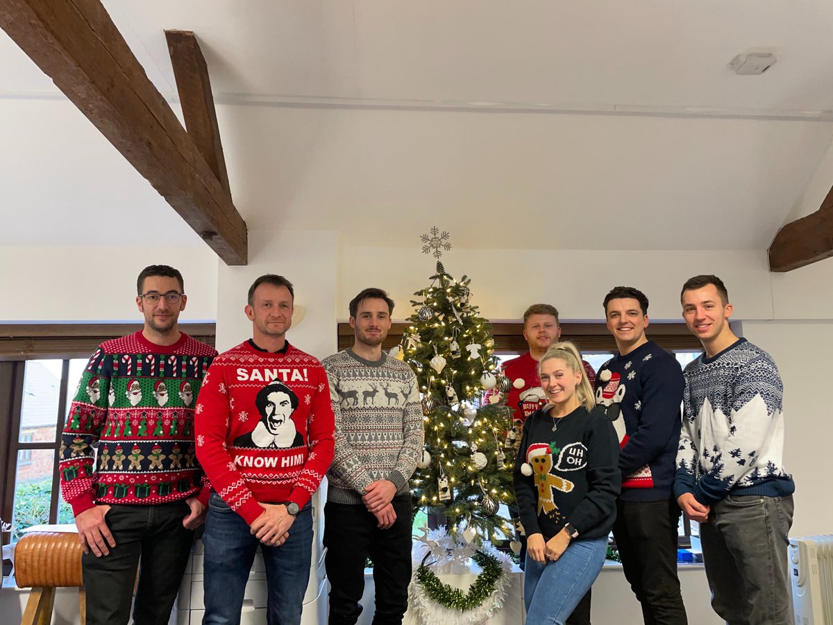 quagga_design's tweet photo. National Christmas jumper day!

As today marks national Christmas jumper day, a few of the Quagga Design team are getting in the festive spirit!  

#TeamQuagga https://t.co/KkyARk2nqS