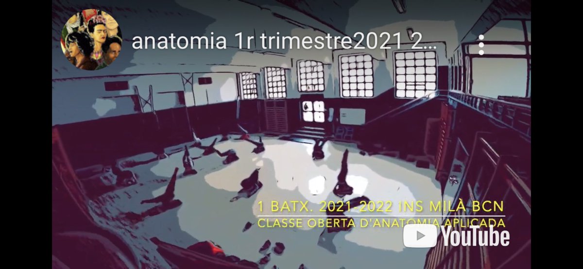 insmilabcn.cat (@insmilabcn) on Twitter photo El dia 21 farem la 3a Mostra de l'assignatura #anatomiaaplicada a la 13h a l'institut del teatre, aquí teniu un vídeo!! #batxilleratescènic #dansa #insmilabcn #dansacontemporania #basetecnica #1batxA <a href="/insmilabcn/">insmilabcn.cat</a>
🔗youtu.be/FGyQVYFUKxc El dia 21 farem la 3a Mostra de l'assignatura #anatomiaaplicada a la 13h a l'institut del teatre, aquí teniu un vídeo!! #batxilleratescènic #dansa #insmilabcn #dansacontemporania #basetecnica #1batxA <a href="/insmilabcn/">insmilabcn.cat</a>
🔗youtu.be/FGyQVYFUKxc