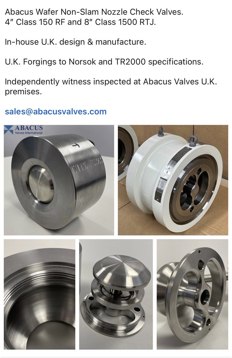 Abacus Valves (@abacusvalves) on Twitter photo 