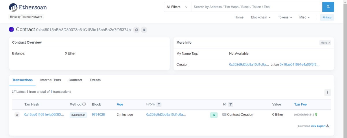MttDao's tweet photo. Just deployed my first smart contract with help of @_buildspace . They provide really greate materials to help understand smart contrat. https://t.co/m48wDqd7f1