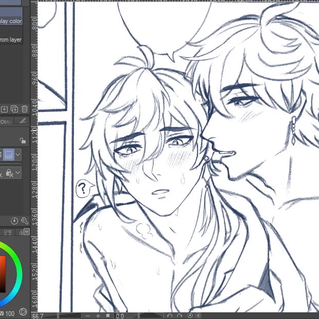 unfinished tartali nsfw comic I made 2 months ago ran out of hornknee juice to finish it idk if I should still share it- 