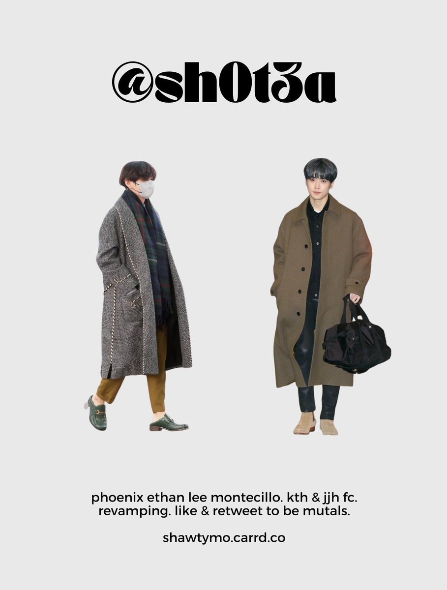 ㅤ

                revamping.⠀
                like &amp; rt to be mutuals.
                shawtymo.carrd.co

ㅤ