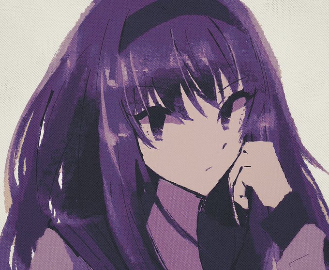 唐突に制服秋葉様が描きたくて
wip I want to draw Akiha in school uniform… 