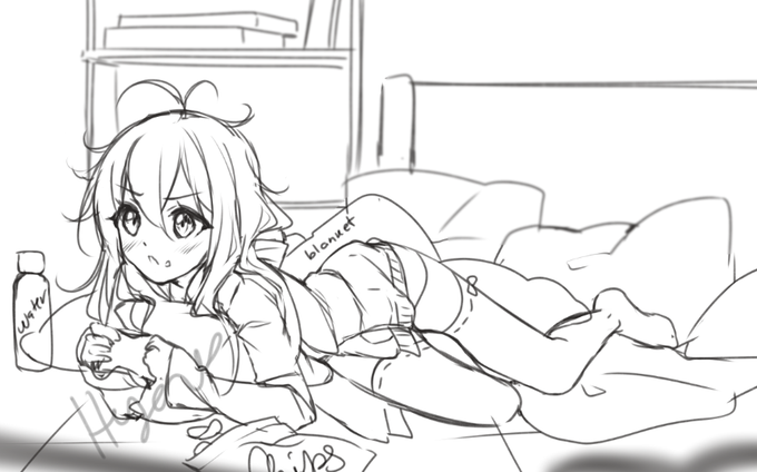 To end the week I will work on this cute comfy girl!
[Mic OFF] https://t.co/ISOA7AHt0h 