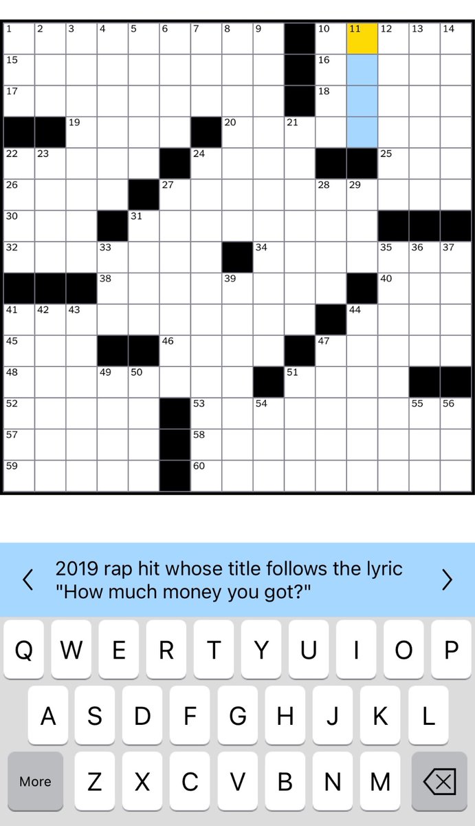 thegridkid's tweet photo. Can you tell I edited this puzzle lol https://t.co/4dT0DRJip7