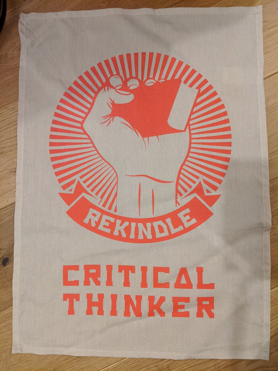 MsIbegbuna's tweet photo. Want to support our new @RekindleSchool for fierce critical thinkers?

Want to buy the best tea towel around as an Xmas gift for someone?

£10 will help us improve the UK educational system, shift power and change lives 😊

https://t.co/n9bGkIjvTV https://t.co/6wS0kSTNuM