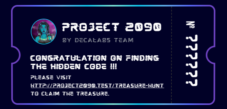 project2090nft's tweet photo. ONLY 1 Hour left for our 𝗧𝗥𝗘𝗔𝗦𝗨𝗥𝗘 𝗛𝗨𝗡𝗧 event will be launched in our 𝐕𝐈𝐑𝐓𝐔𝐀𝐋 𝐖𝐎𝐑𝐋𝐃.

Thanks @musehq_ for empowering us 💪💪💪.

Event starts at 5pm UTC ⏲️

#CardanoNFT #CNFTs #CNFTGiveaway #CNFTCollector #cnftproject https://t.co/4eOv08VspJ