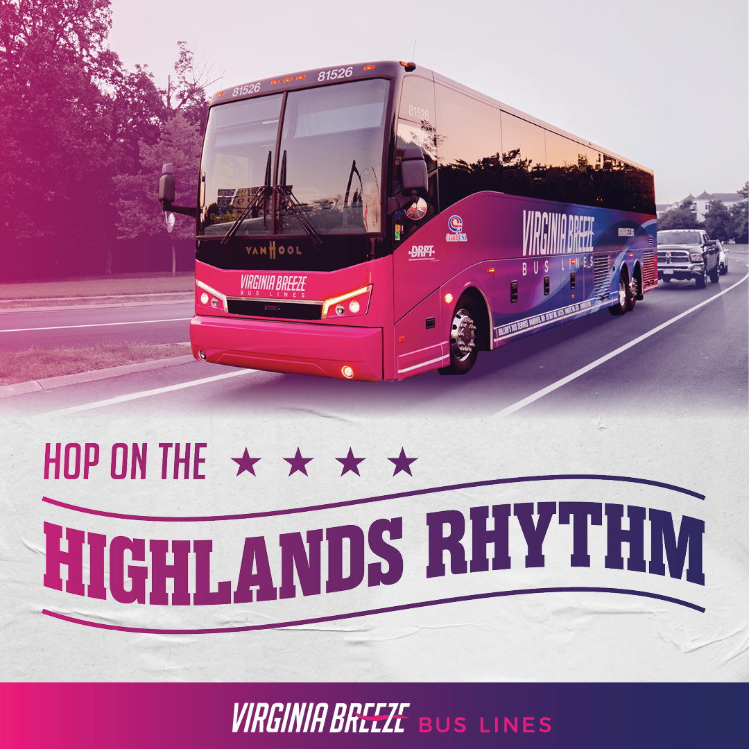 New route. New rhythms. Our new route runs between Bristol and D.C., with 7 stops in between, including Wytheville and Harrisonburg.

Buy tickets today at virginiabreeze.org.
