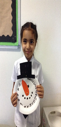 SevaSchool's tweet photo. Year 1 have been learning about the importance of Christmas for Christians. We have also learnt about what an advent calendar is. We designed and created our own snowman advent calendars, using a split pin as a mechanism to turn the carrot nose to count down the days. https://t.co/6t0iURTJHV