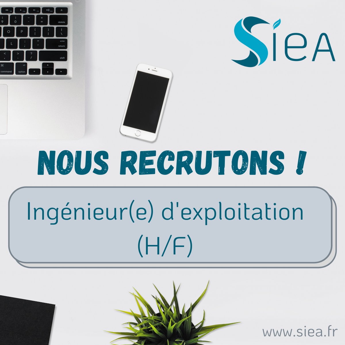 SIEA_01's tweet image. 🖊️ [#RECRUTEMENT]
Le SIEA recrute :
👉 Ingénieur(e) d'exploitation (H/F) : siea.fr/wp-content/upl…
@StefanyDouillet