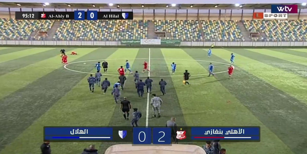 LibyanFootball3's tweet photo. FULL-TIME!

Al Ahly Benghazi 2-0 Al Hilal
⚽ Ndifreke Effiong 🇳🇬
⚽ Akram Alzway 🇱🇾

#LibyanPL https://t.co/SGQZ9XAspw