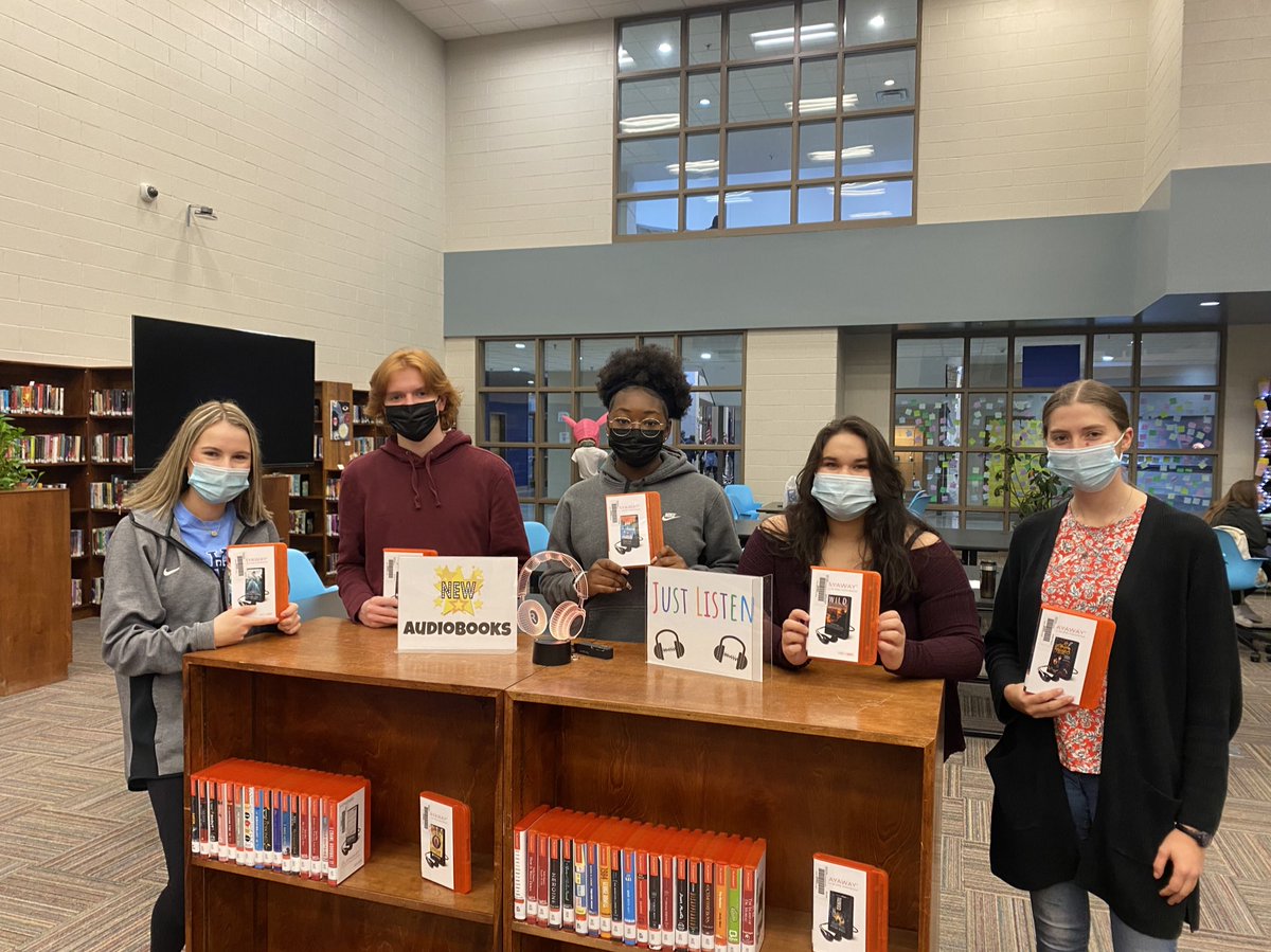 ECCALibrary's tweet photo. Thank you to @DollarGeneral Literacy Foundation for our grant this year! We are going to use it to support a new walking audiobook club with the purchase of 50 new audiobooks! They have arrived just in time for winter break! #dollargeneralliteracygrant #HVALibrary #KCSLMS https://t.co/yBBN7TazaK