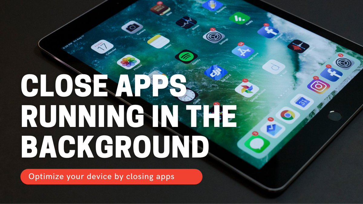 Seniorstechserv's tweet image. Happy Friday everyone. If your tablet or smartphone is slow and sluggish, you might have too many apps open at the same time. Close all the apps which are running in the background to save your battery and data, and speed up your device. #Fridaytechtip #seniorstech