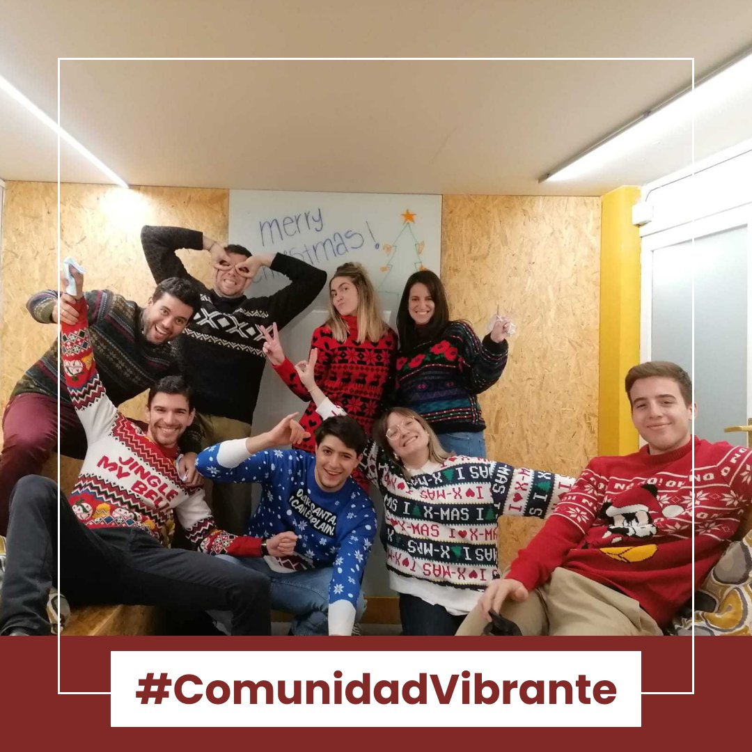 Esta foto solo puede tener una descripción: 

Mentes inquietas pero con espíritu navideño🎄🎄

¡Parte de la comunidad más vibrante de Aragón!🚀

#aragon #zaragoza #navidades #emprendedores #emprender
