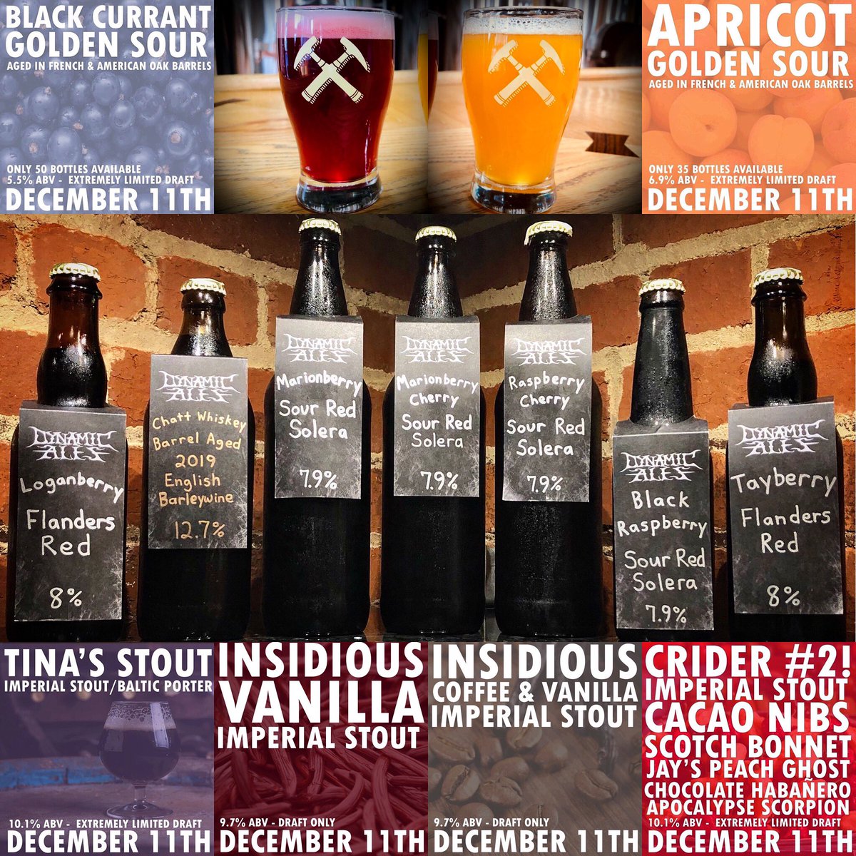 It’s going down Sat @ noon! We’re pouring free samples at <a href="/HuttonSmithBrew/">Hutton&SmithBrewing</a> as part of the release of 4 #ImperialStouts and 2 Fruited #BarrelAgedSours! 2 of the Stouts (#Vanilla &amp; #Coffee Vanilla) are the 1st Stouts I’ve fully designed at H&amp;S. Come say hi Saturday afternoon!🍻 -MW