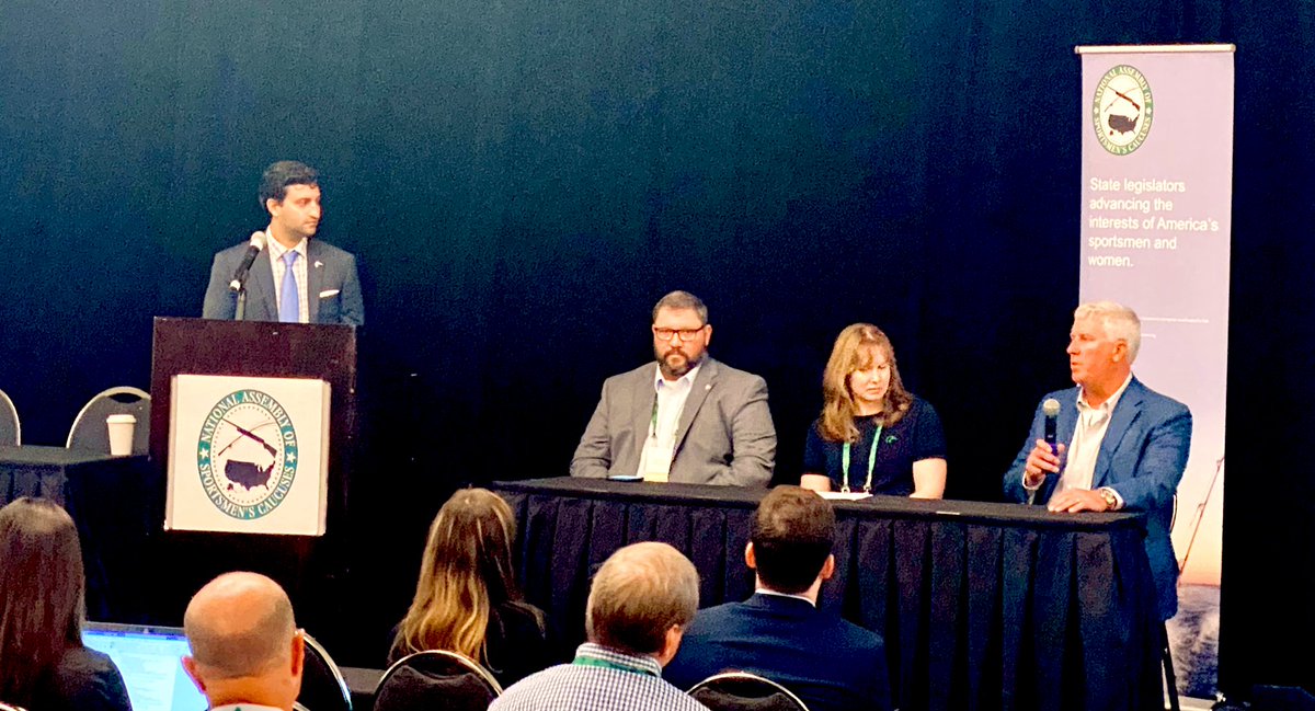 CSF_Nick's tweet photo. @GLARDucks providing an update, at @HunterandAngler’s #NASC2021, on waterfowl habitat conservation efforts. One of many discussions on emerging conservation efforts being discussed at the NASC Summit. https://t.co/ol0RfRGvY3