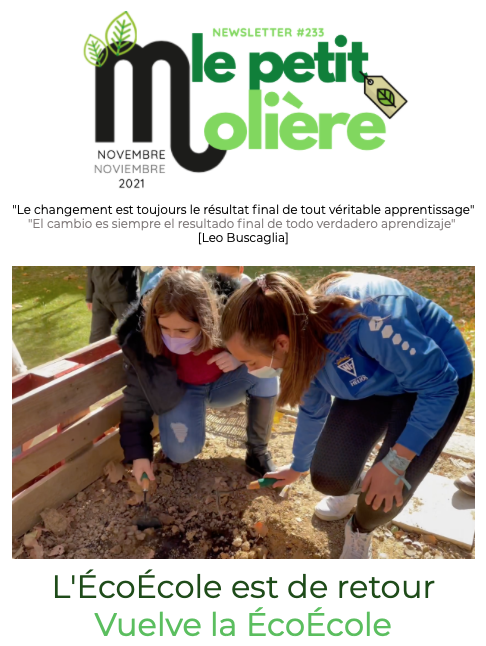 Vous pouvez lire les nouvelles dans notre bulletin mensuel "Le petit Molière". Venez vous informer sur tout ce qui se passe au Molière #elmolièrenopara lyceemolieresaragosse.org/comunidad/news…