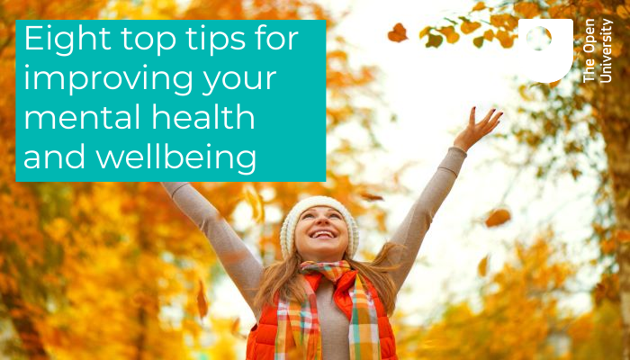 OpenUniversity's tweet photo. Neill Boddington, one of our Mental Health Advisors , shares 8 top tips for promoting better mental health and wellbeing to support you, a fellow student or colleague.

https://t.co/jGbP0bOWmu https://t.co/vTLlVW0RK9