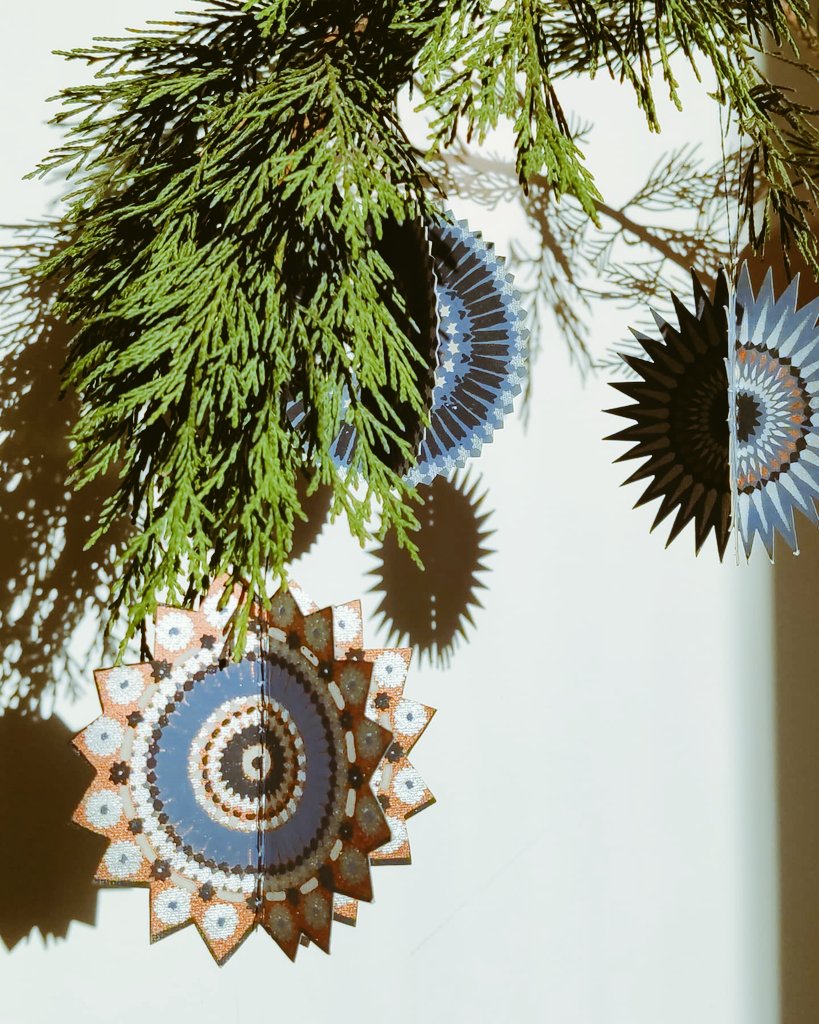 Our Christmas stock is getting seriously low now and there's no more deliveries planned so if you haven't got yourself an <a href="/eastendpress/">East End Press</a> #recycledpaperdecoration, #papergarland or a #woodendecoration rush to the Café to get the last few ones we have there. Open 9:30-4pm Sat &amp; Sun