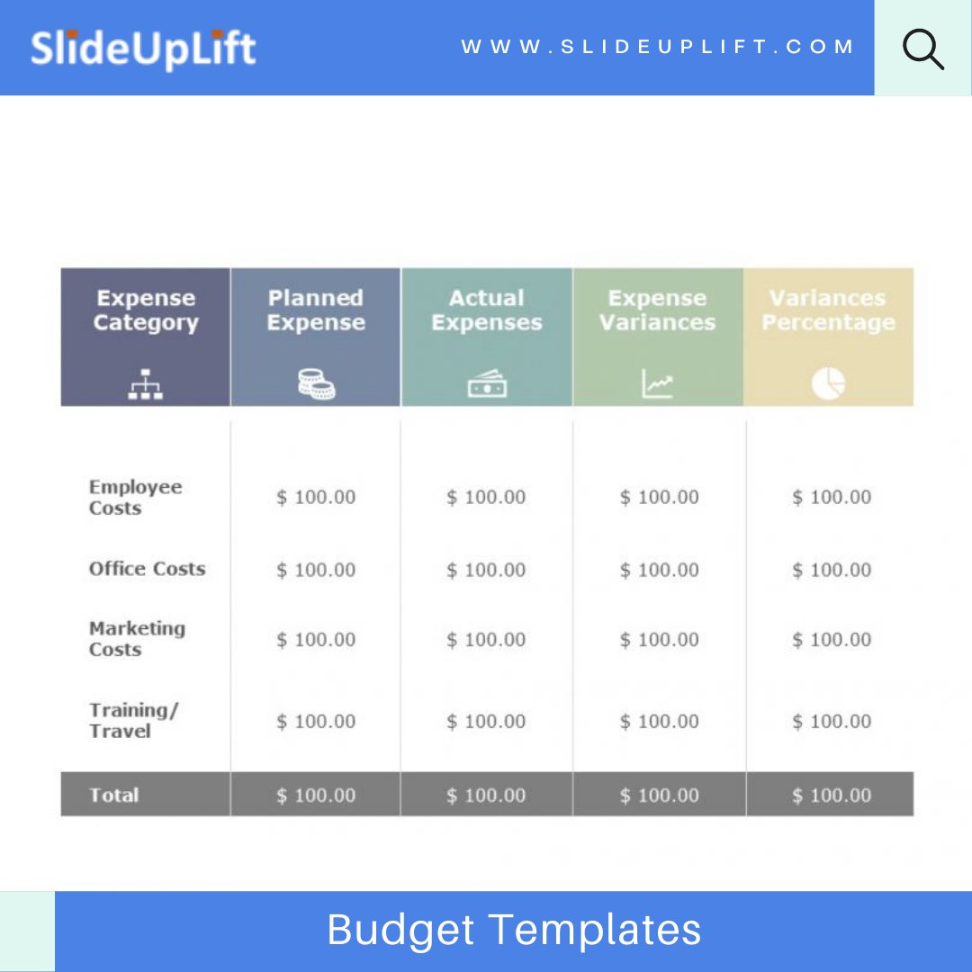 slide_uplift's tweet image. Showcase the marketing or business-related budget plans of your organization for the year 2022 with SlideUpLifts pre-designed Budget Templates.

bit.ly/3oIqqZI

#slideuplift #budget #budget2022 #marketing #business #slides #pptslides #presentation #powerpointtemplates
