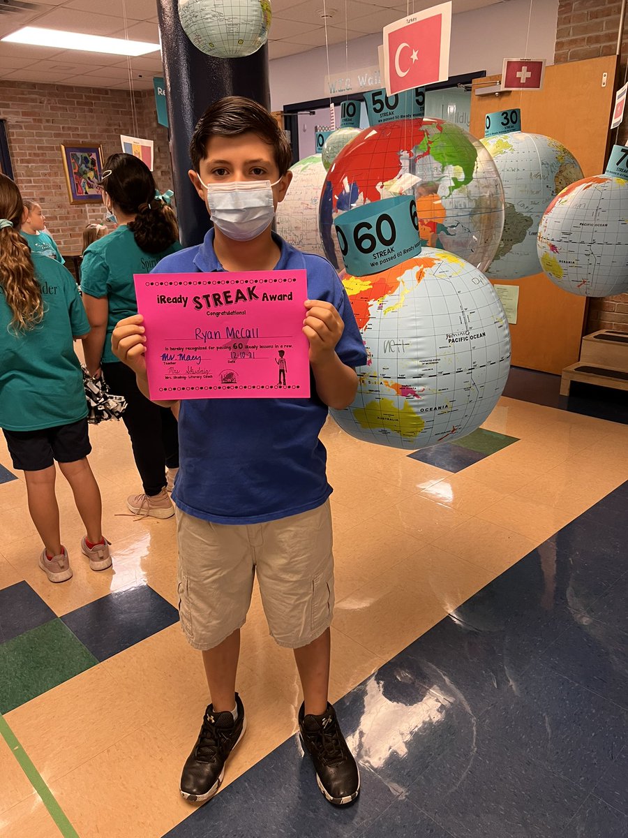 After lots of hard work and determination, this <a href="/TommieBarfield/">Tommie Barfield</a> 5th grade All-Star ⭐️ got his 60 STREAK ON IREADY! What an awesome accomplishment - we are so proud of you! #hardworkpaysoff #proudtobeTBE