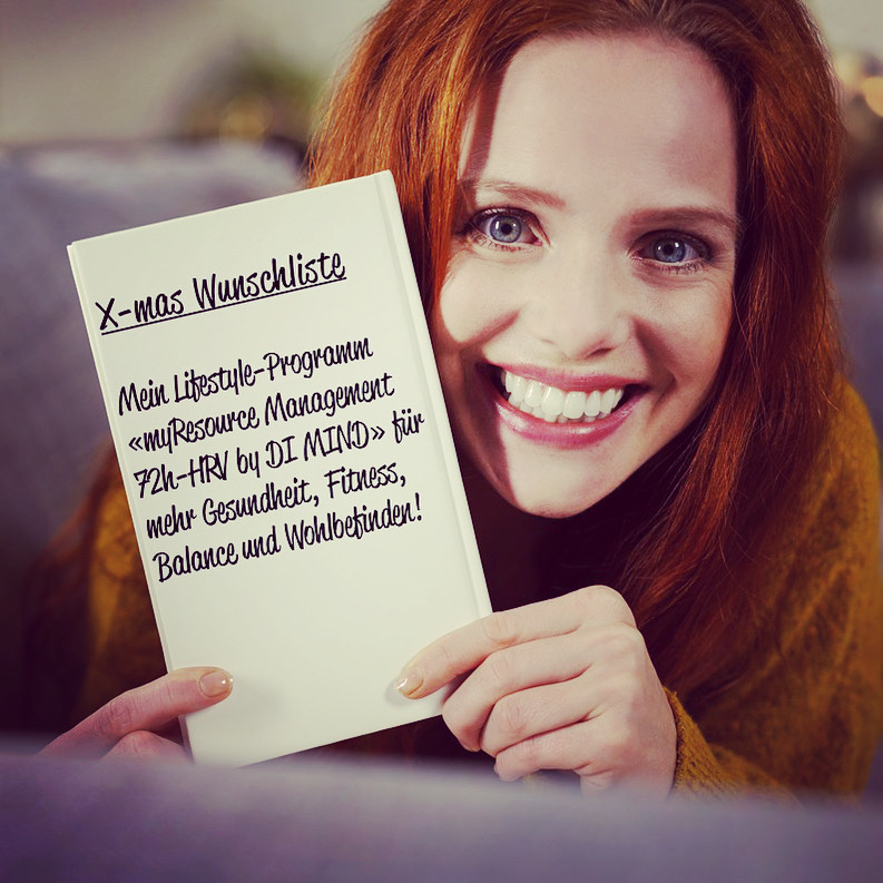 Auch noch auf der #Suche nach dem perfekten #Weihnachtsgeschenk? Das #Lifestyle-Programm «myResource Management HRV by DI MIND» kann man auch verschenken.