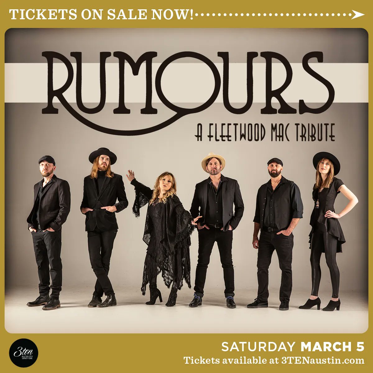 "Wouldn't you love to love" a night of singing along to all your favorite Fleetwood Mac hits? Head to <a href="/rumoursatl/">Rumours</a> on Sat, 3/5 🔮 Tickets are on sale now here: 3tenacl.live/euwB