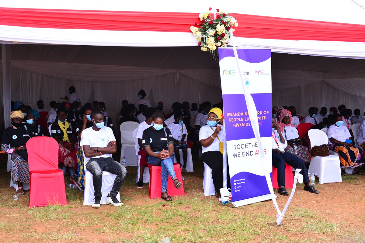 rrpplus's tweet photo. As we mark the #WAD2021 campaign in the @CityofKigali, communities gathered to commend the achievements in HIV response in Rwanda and call for everyone effort to ending new HIV infection and AIDS by 2030.@RwandaHealth, @RBCRwanda, @BBetru, @PEPFAR @CDCRwanda, @RwandaCCM, @rwibas https://t.co/y9GDuwqYiZ