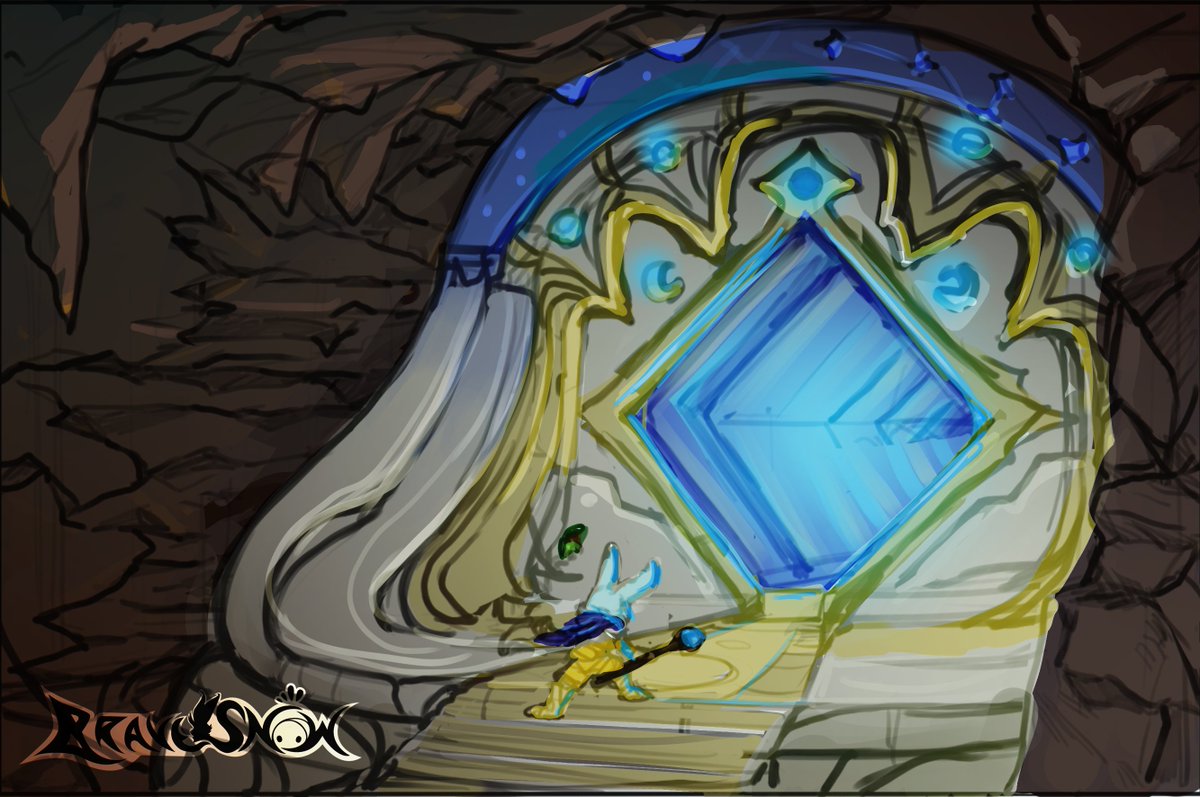 We just saw this old concept art again and thought it was great to share. This was one of the first images of Yuki starting on his journey.

#gamedev #indiedev #conceptart