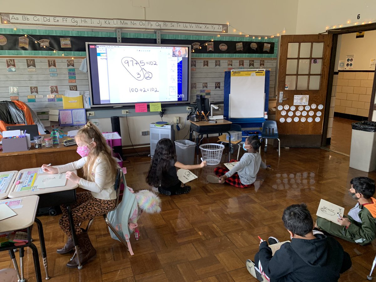 chrissy_silva3's tweet photo. Mathematicians from Room 6 say Fridays with Mr. Tang are the best!! Thank you for a great start to our morning.  @gregtangmath @VioletAvenueSch https://t.co/hFYH5VPXj8