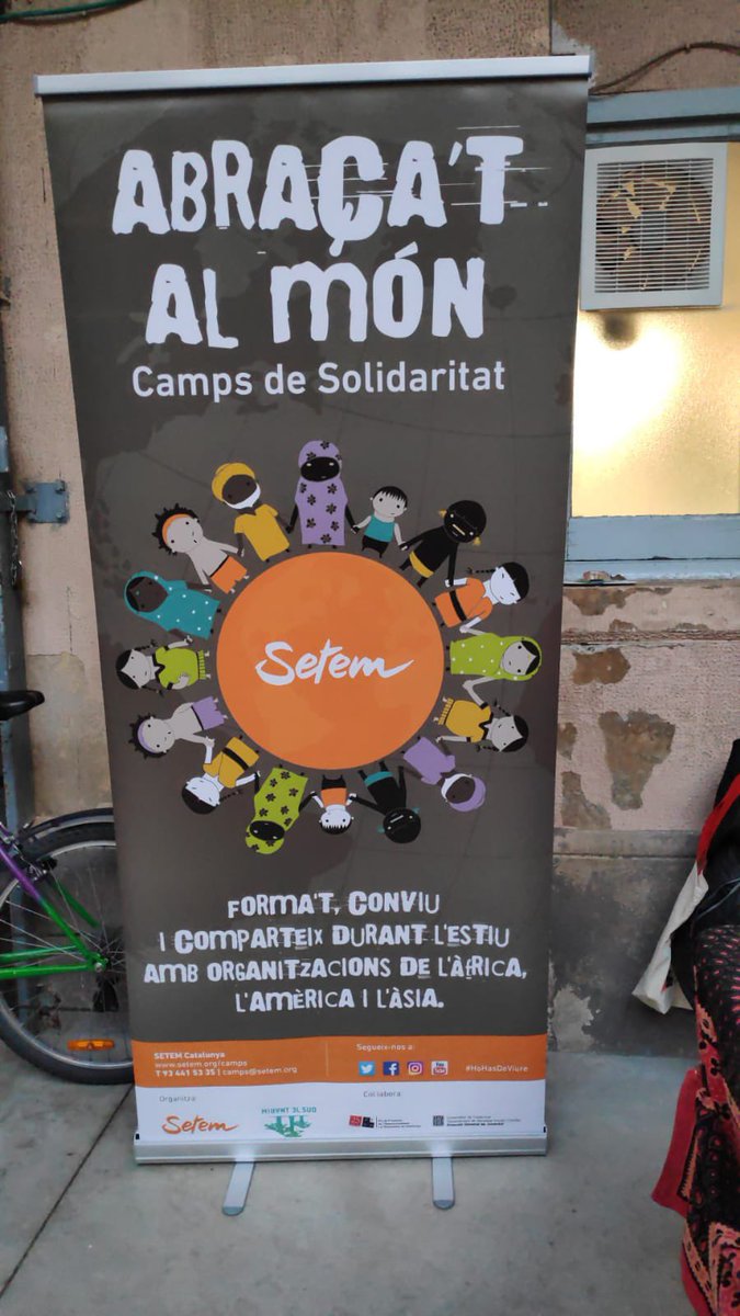 setemcat's tweet photo. Voleu conéixer de primera mà els camps de solidaritat?apropeu-vos a la Model! #CapgiremElMón #DretsHumans https://t.co/wicgu4ijuq