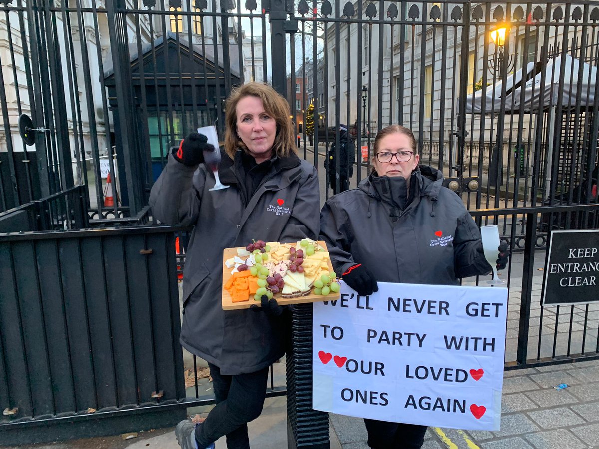 CovidJusticeUK's tweet photo. We'll never get to party with our loved ones again.

@10DowningStreet https://t.co/MDnjuDchbm