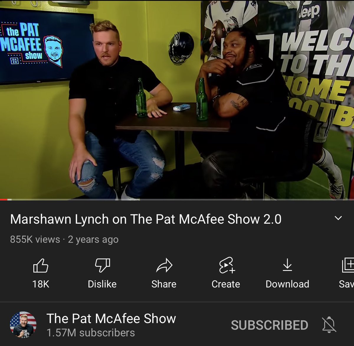 KingzStringz's tweet photo. I randomly ran into this video on YT 2 years ago and got hooked! I absolutely love the rawness of the show! I love the fact that @PatMcAfeeShow has no problem giving his opinion and speaking his mind because I’m the same way! Congrats Pat and Squad‼️#PMSFANDUELFAMILY https://t.co/QWVwiVSgxd
