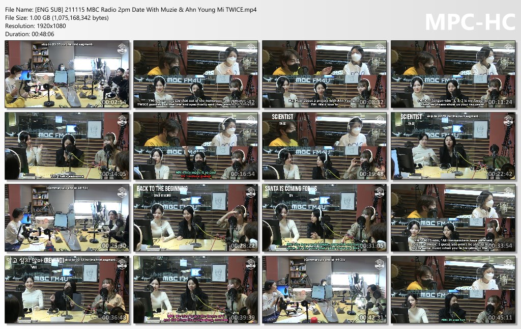 [ENG SUB] 211115 MBC Radio 2pm Date With Muzie & Ahn Young Mi TWICE

teudoongiesubs.com/#/videos/21111…

PLEASE DO NOT TAG OFFICIAL ACCOUNTS.

TWICE “SCIENTIST” M/V

youtu.be/vPwaXytZcgI

#MAMAVOTE #TWICE 

#MOMO #MINA #CHAEYOUNG
#트와이스 #LoveAintAScience
#FormulaOfLove #SCIENTIST