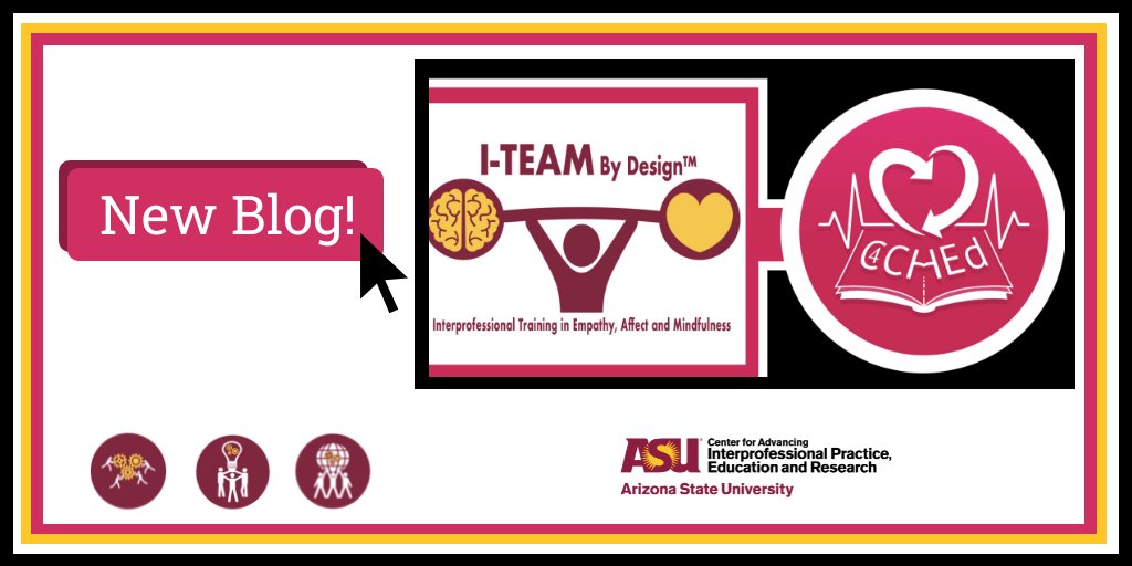 asucaiper's tweet photo. NEW BLOG!
Check out @asucaiper's article highlighting the unveiling of I-TEAM By Design™: Interprofessional Training in #Empathy, #Affect & #Mindfulness @ next week's @C4CHEd #CompassionHealthEdConf2021!
https://t.co/2BSH5bS5us
@nexusipe @PlymUni #ITEAMByDesign #ITEAMBD https://t.co/IhyFBUFTZD