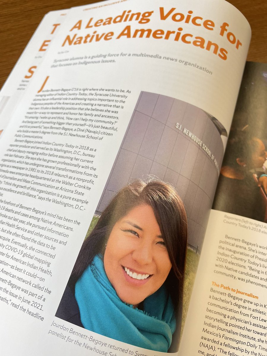 DeanMarkLodato's tweet photo. Wow! Pick up this season’s copy of @SyracuseU Magazine and learn about several programs and people that make @NewhouseSU special. https://t.co/geB0XXKheC