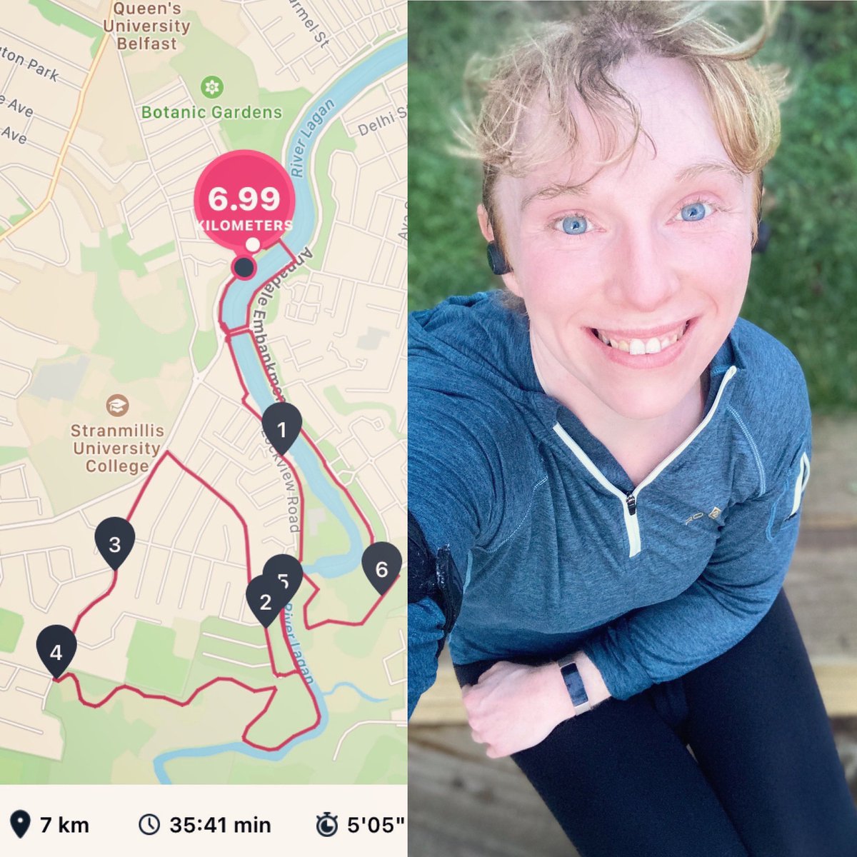 Teatania's tweet photo. #7kunder36 🏃‍♀️

Not 100% this week. But congested and my tonsils are trying to knock each other out

Planned easy #5k to clear the airways. Pushed it to #4miles, decided #7k was a nice number

Into the warmth now. Legs on pause until Monday for the 1st of my #12runsofchristmas https://t.co/RXrI65acYq
