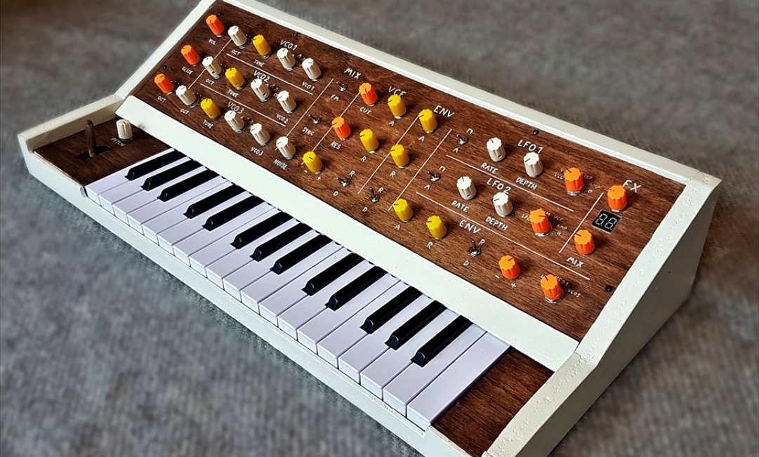 gzunigah's tweet image. DIY Analog Synth Looks Like Fun hackaday.com/2021/12/10/diy… #MusicalHacks #analogsynth #cem3340